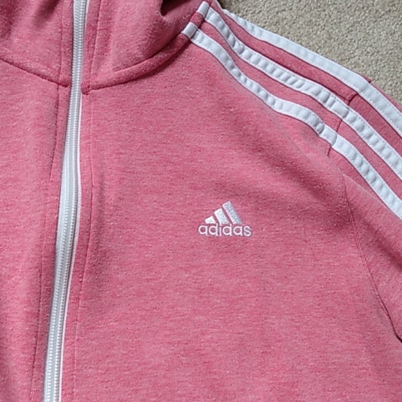 Adidas pink zipup - Picture 2 of 4
